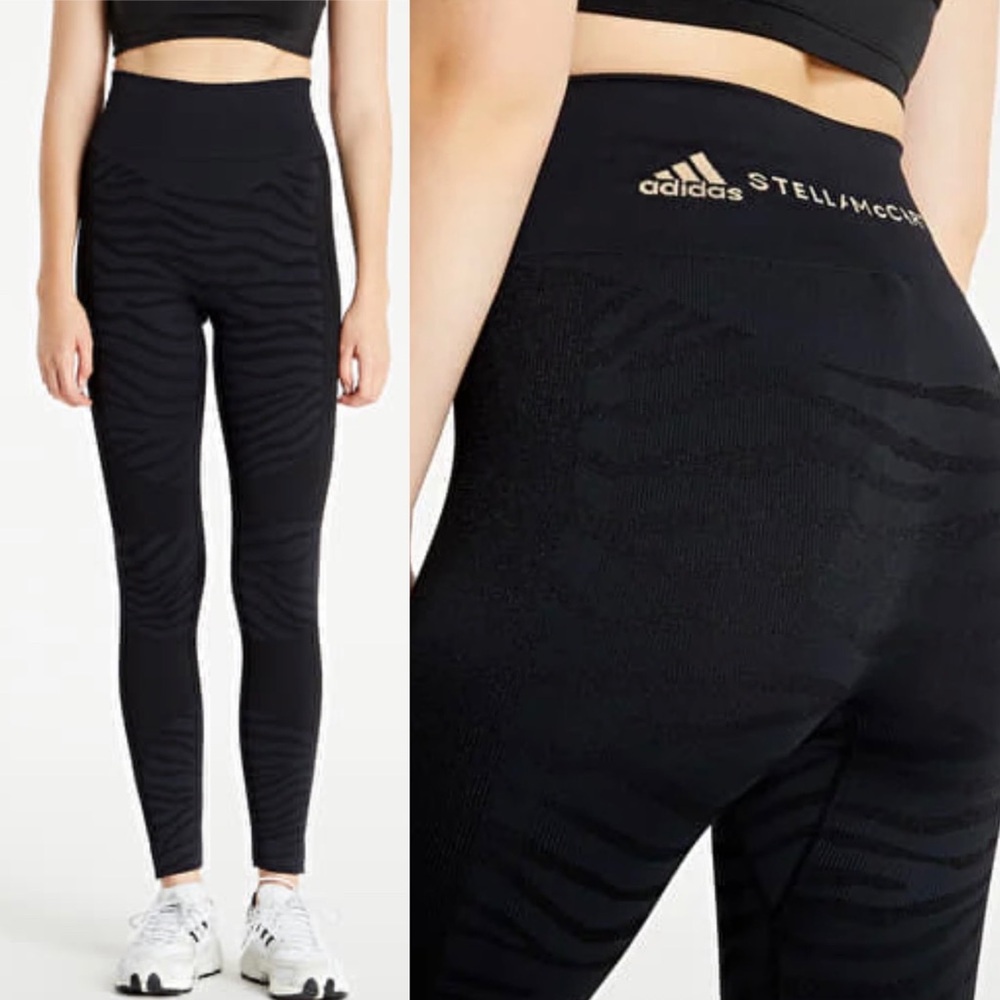 STELLA MCcarthey adidas seamless yoga workout leggings M